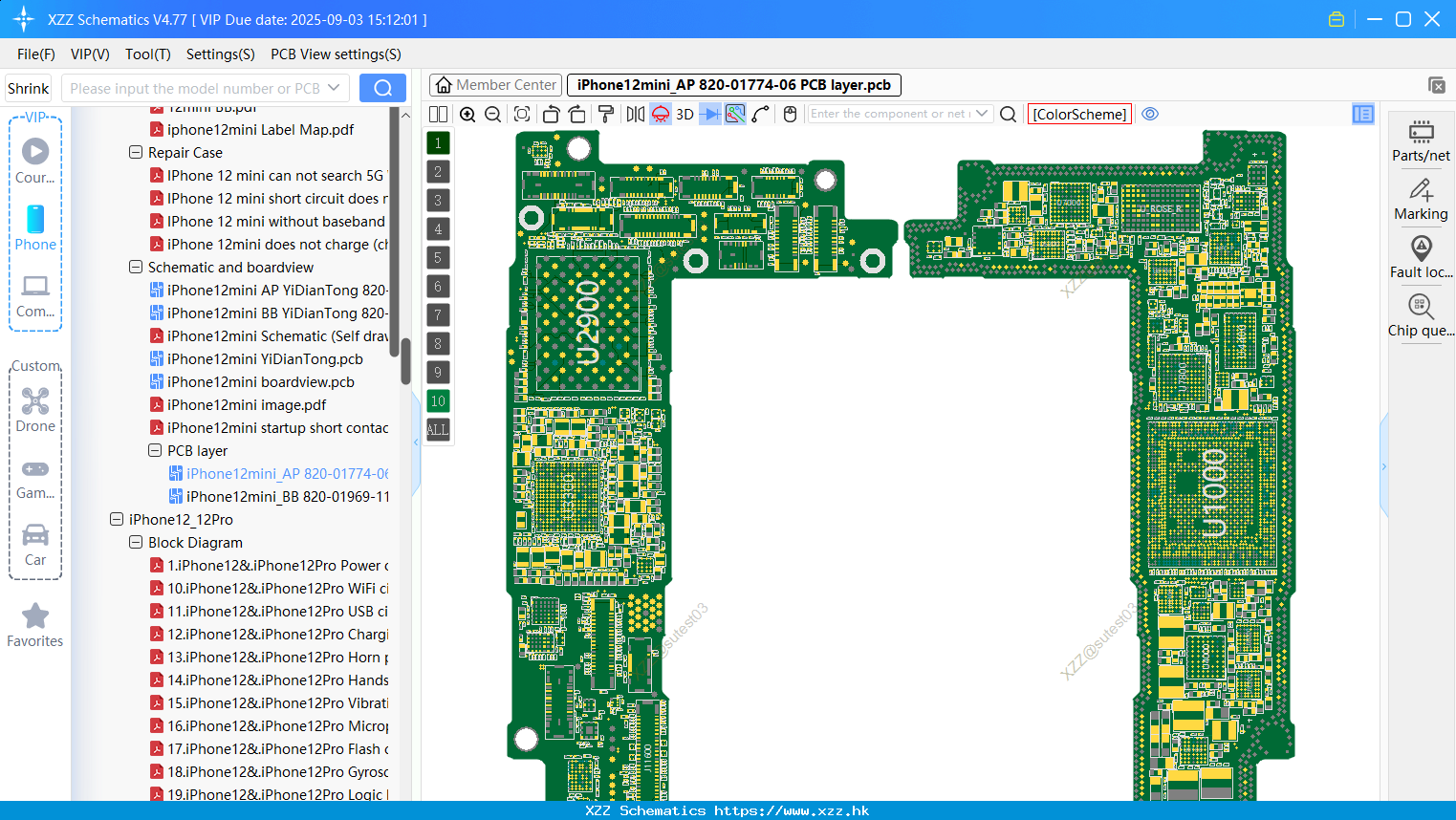 IPhone12mini_AP 820-01774-06 PCB Layer